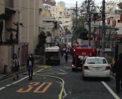 新宿で火災1